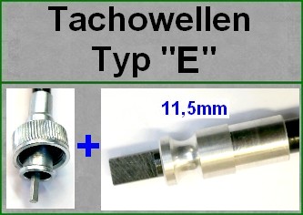 VDO-Tachowellen Typ "E"